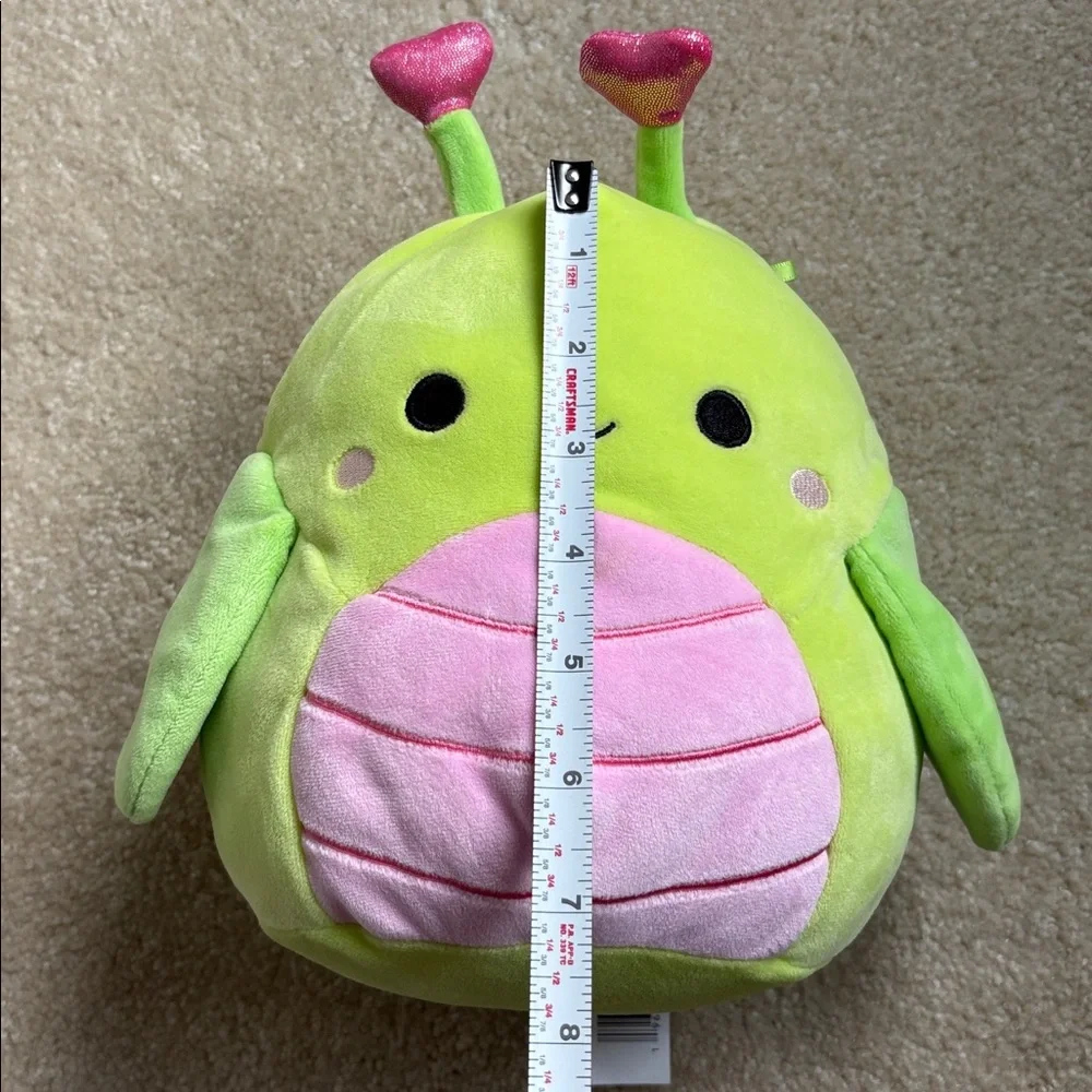 Squishmallows Hadeon Grasshopper Plush Valentines Day 8” Stuffed Toy Green